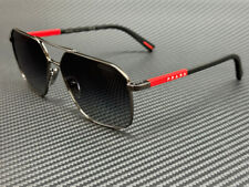 PRADA LINEA ROSSA PS A50S 5AV09U Gunmetal Grey Gradient 60 mm Sunglasses