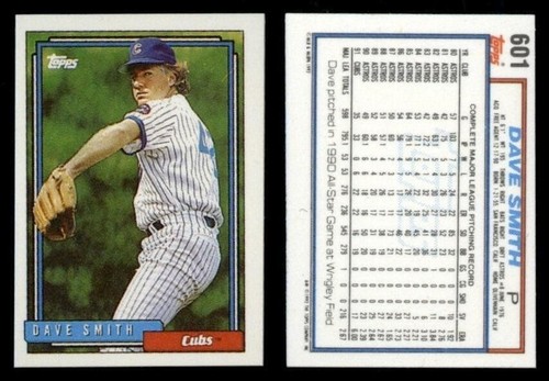 Dave smith cubs 601 topps - -, #601