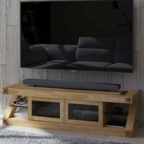 Solid oak large stand z - oak,