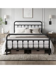 4ft6 Metal Double Bed Frame