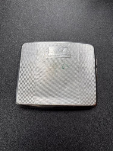 Silver cigarette case retro - silver, case.