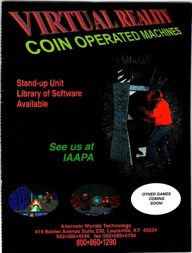 Virtual reality coin operated - virtual,