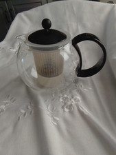 Bodum Assam Glass Tea Press Tea Pot - Tea Infuser - 1.0Litre (Black)