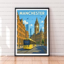 Unframed Manchester Art Poster