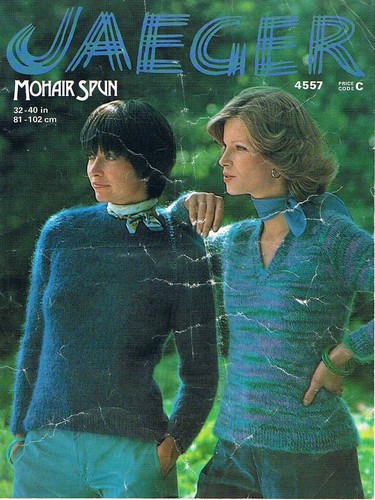 Vintage ladies jumper knitting - ladies,