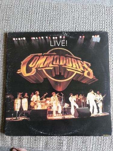 Commodores live double lp - commodores,