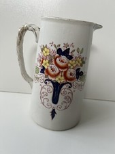 Floral Pottery Jug Pitcher