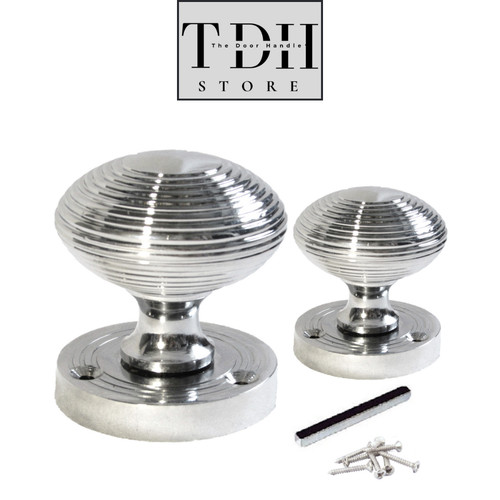 Chrome door knobs interior - door,
