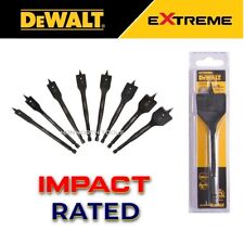 DeWalt Extreme Impact Rated Wood Drill Bits for Wood Sealed Packs Flat Spade Bit