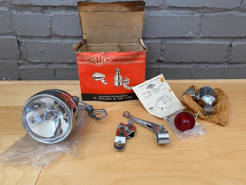 Vtg miller bicycle headlight - vtg,