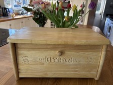 Pine Bread Bin  Heritage Drop