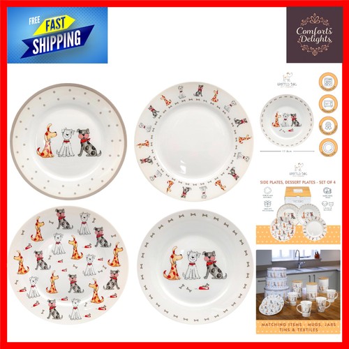 Side plates set ceramic - side, 4,
