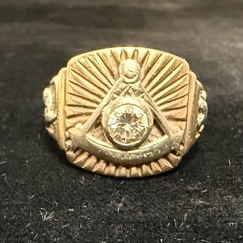 Rare vintage masonic - rare, 14k