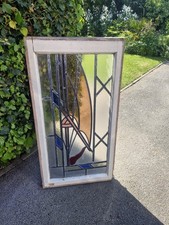 Art Deco 1920 Leaded Glass