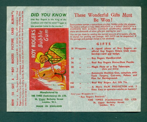 Wrapper times roy - -, rogers