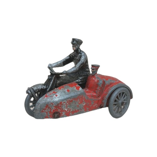 Vintage metal ww2 motorcycle - vintage,