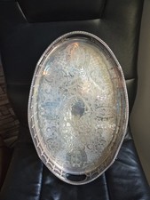 ALPHA PLATE TRAY,CHASED,VINERS