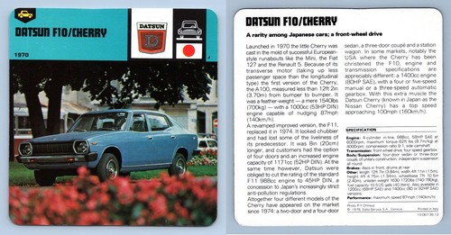 Datsun f10 cherry - datsun, &