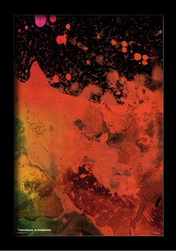 Radiohead rainbows 12x18 - rainbows,