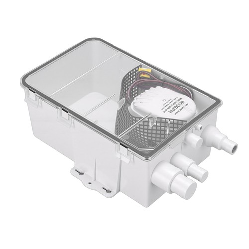 Shower sump pump box - box, 600gph