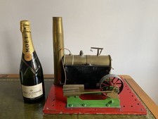 Large Vintage Scratch Built Live Steam Stationary Engine In The Style Of Mamod