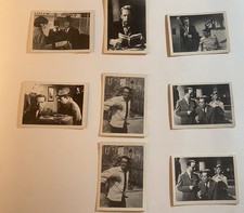 John Drake Danger Man Soportex Trade Gum Cards 1960s 8 Cards, 2 Duplicates