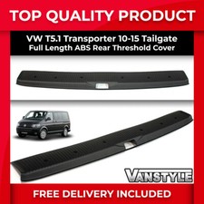 FITS VW T5 TRANSPORTER TAILGATE ABS REAR FULL LENGTH EXTRA WIDE THRESHOLD COVER