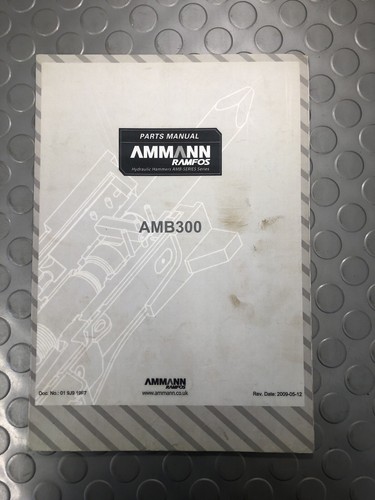 Ammann ramfos parts manual - ammann,