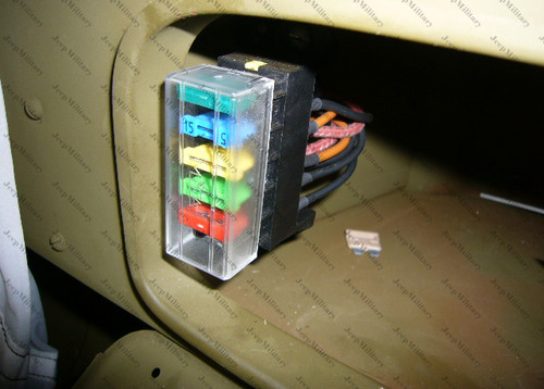 Post fuse holder ww2 jeep - holder,