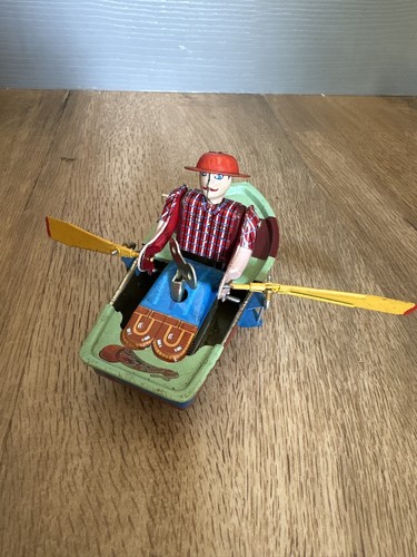 Vintage style tin - tin, man