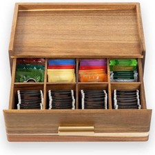 Wooden Tea Bag Organizer