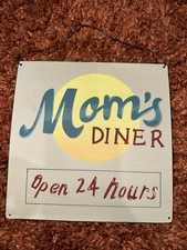 Mom’s Diner Metal Tin Sign