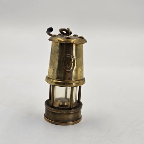 Small vintage brass miner - small, miner's