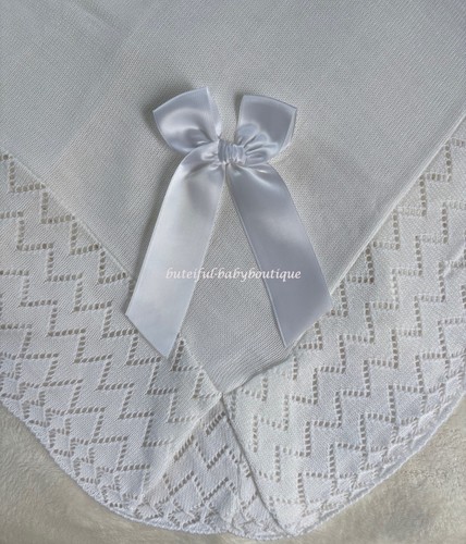 Beautiful baby shawl natural - shawl,