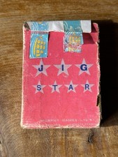 Vintage Jigstar Card Game -