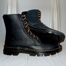 Dr Martens 101 Unisex's fashion Boot gaucho Crazy horse Black Leather Size UK 9