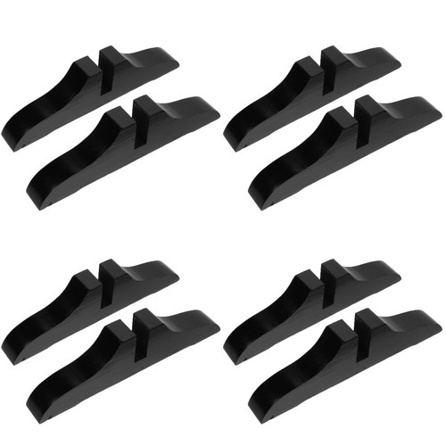 Portable black wooden divider - black,