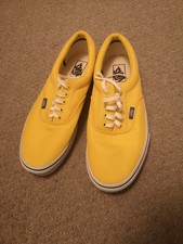 Brand New, Unboxed, Vans Trainers Authentic Yellow Top Canvas, Size US 10, UK 9 