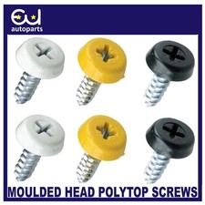 NUMBER PLATE SCREWS FIXING KIT