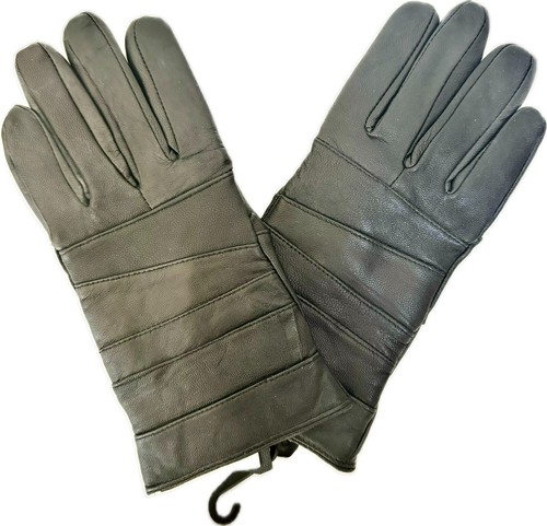 Womens black real leather - womens,