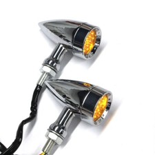 2pcs LED Motorcycle Motorbike Turn Signal Indicators Brake Lights Lamp Universal