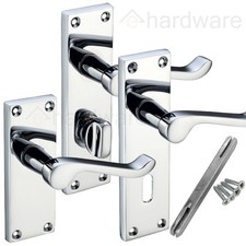 Chrome Internal Door Handles