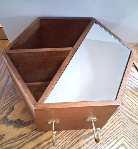 Wood shelf hexagon - wood,