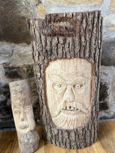 Handcrafted wooden tree - handcrafted,