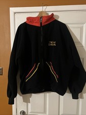 Vintage Team Daiwa Windstopper Fleece Jacket – Black/Red – Sol– Great Condition