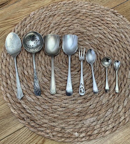 Silver plated spoons - plated,