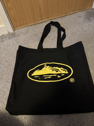 Corteiz honey black tote bag - honey,