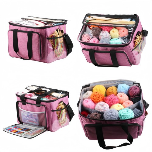 Knitting tote bag wool - knitting,