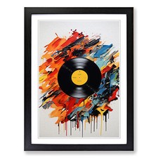Vinyl Record Hard Edge Framed