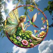 Fairy and Hummingbird